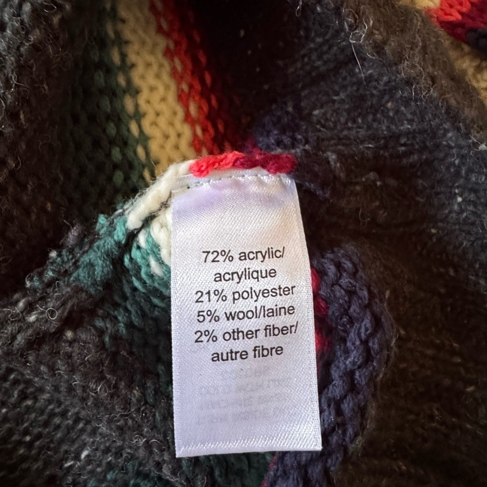 NWT Maurice’s Women's Gray Patterned “Grandpa” Cardigan Sweater - Picture 5 of 9